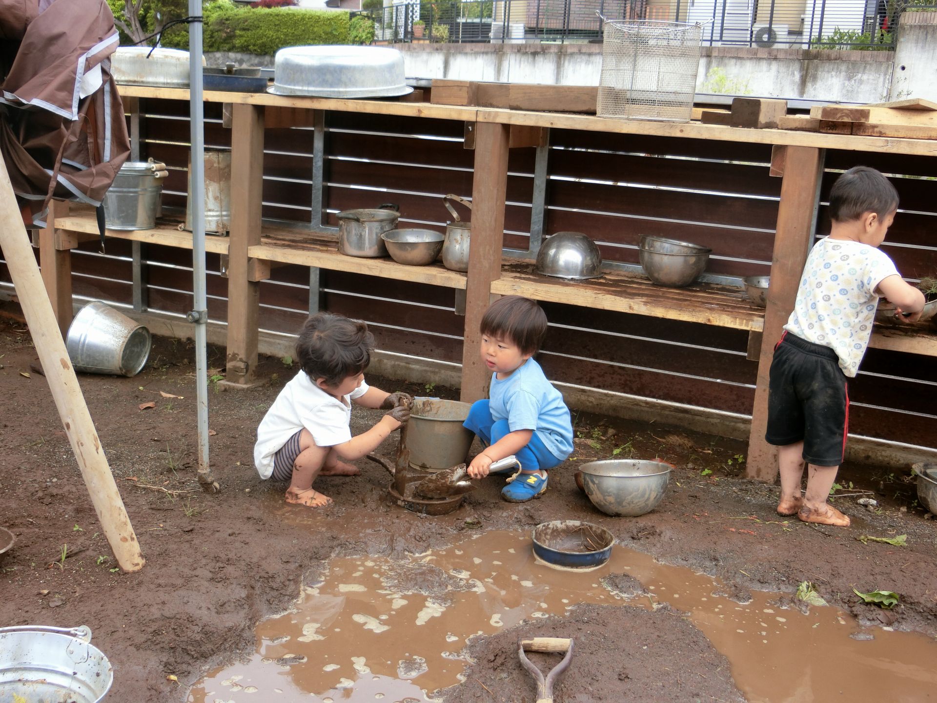 ２歳児の道具の使い方